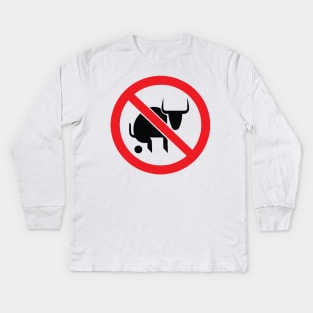 No Bullshit – Hate Liars and the Gullible Kids Long Sleeve T-Shirt